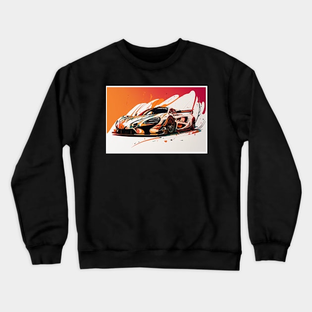 Exotic Car - Artura - 2 Crewneck Sweatshirt by PixelPusherArt